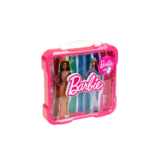 Display case for 4 Barbies with illuminated Barbie logo