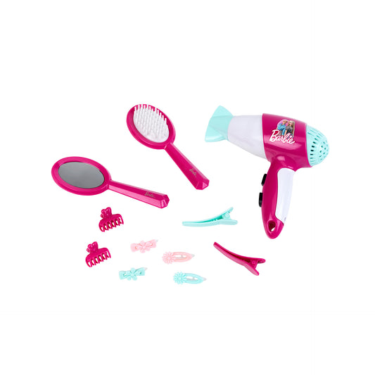 Hairdressing set with hairdryer