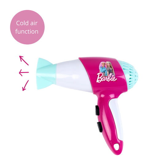 Hairdressing set with hairdryer