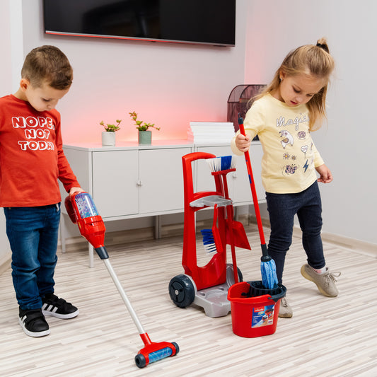 Broom cart, vacuum cleaner "Upright" 3 in 1