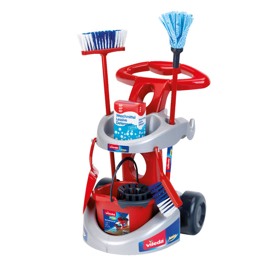 Broom cart with accessories