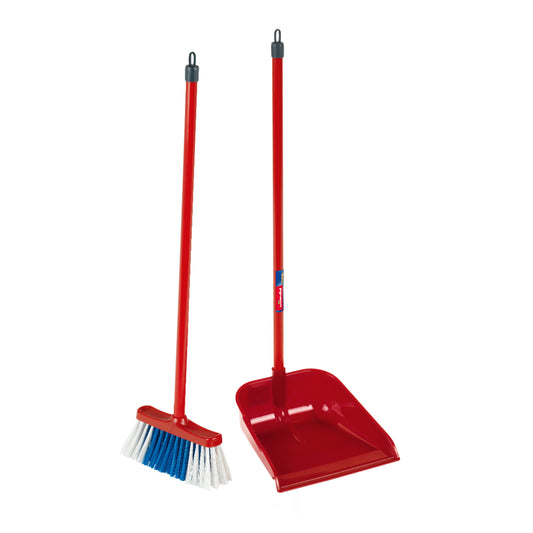 Shovel with broom
