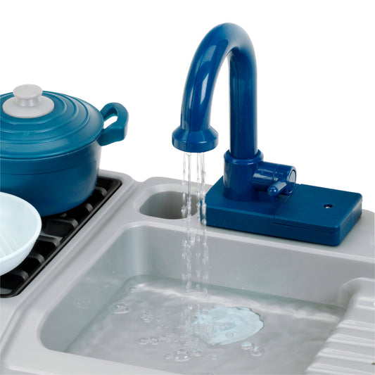 Sink with water function and hob