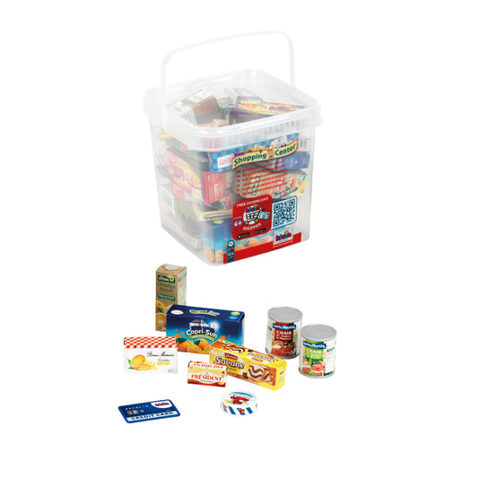 large box filled with products FR