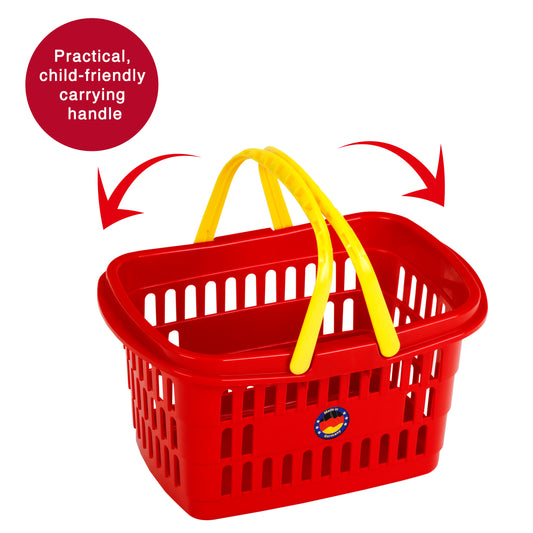Shopping basket filled with products FR