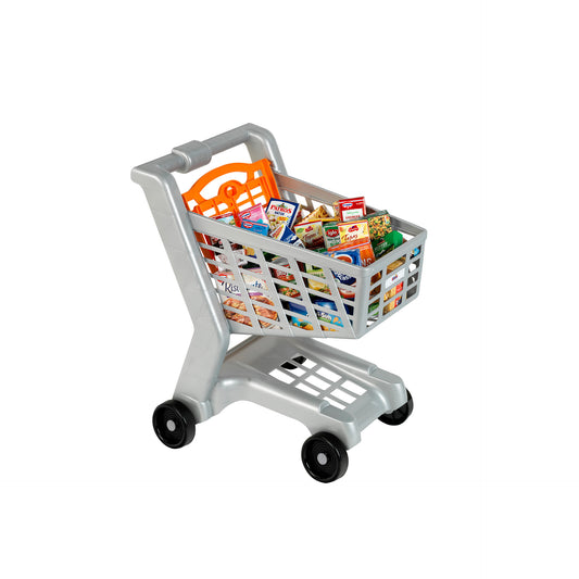 Shopping cart filled with products DE