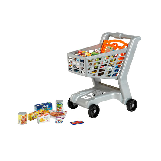 Shopping cart filled with products FR