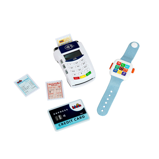 PoS terminal and smart watch, with light, sound and contactless payment function