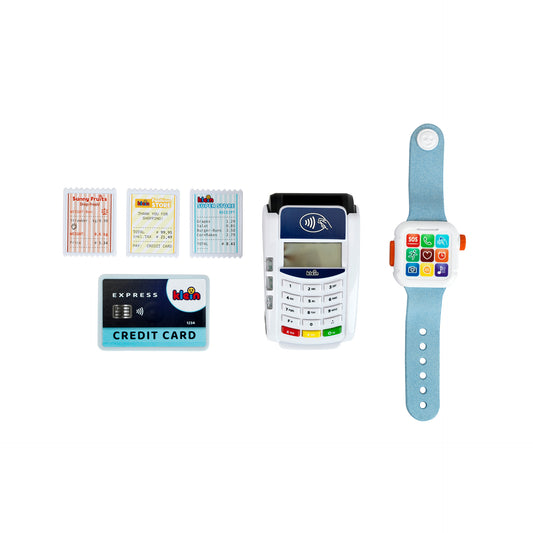 PoS terminal and smart watch, with light, sound and contactless payment function