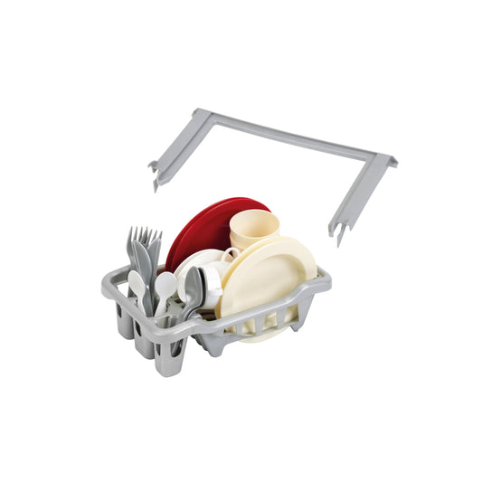 Cutlery basket with accessories and drawer rail