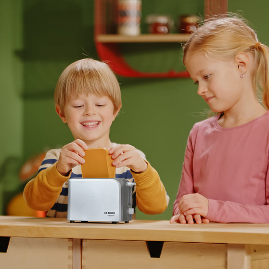 Toaster "Happy", silver