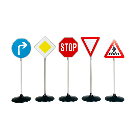 Traffic sign set, 5 pieces