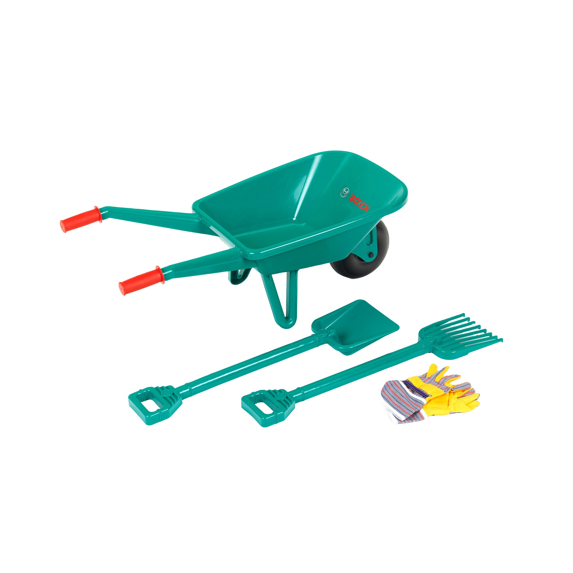 Garden set with wheelbarrow, 4-piece – Klein Toys