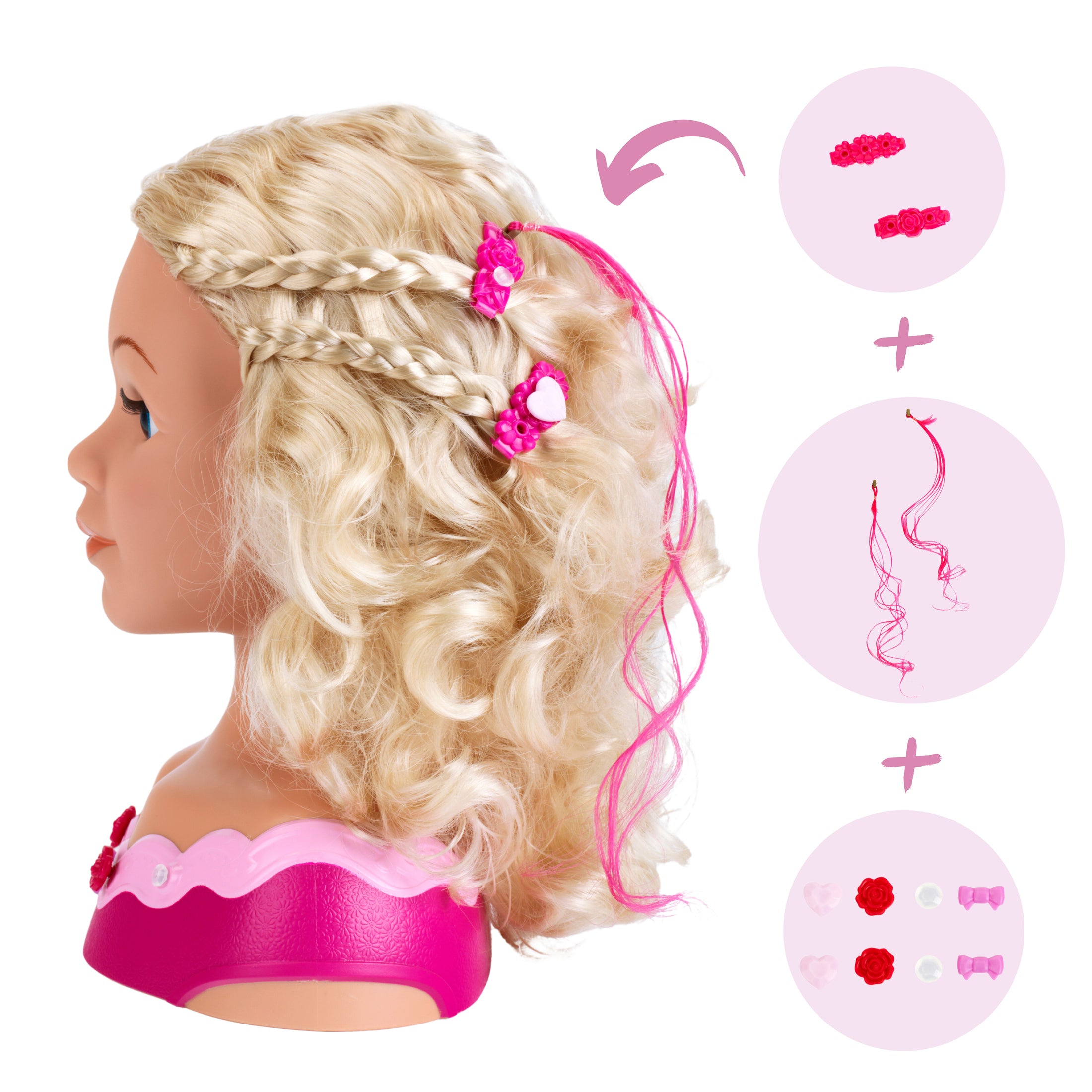 Tête de maquillage et de coiffure "Emma"