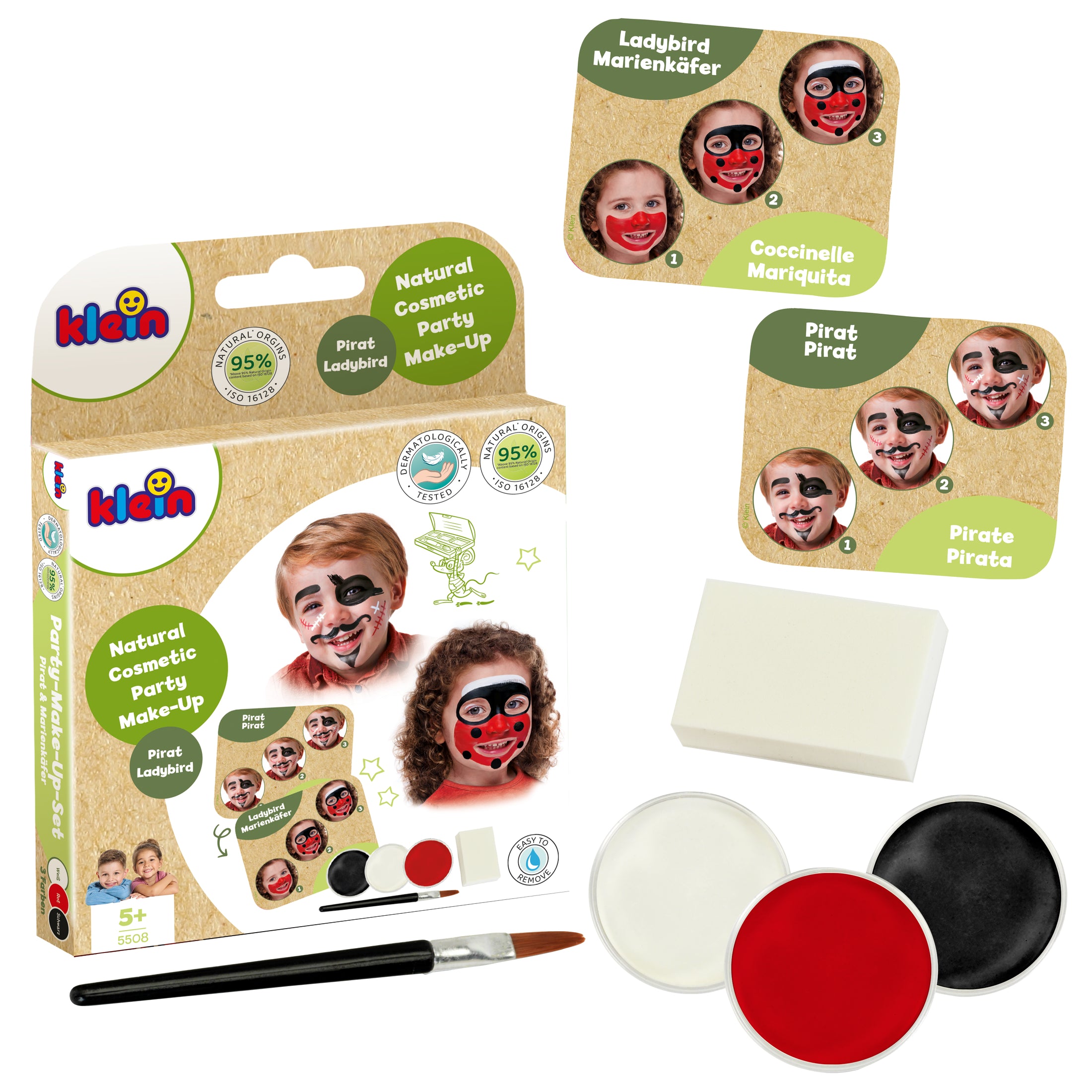 Coffret de maquillage de fête « Coccinelle pirate »