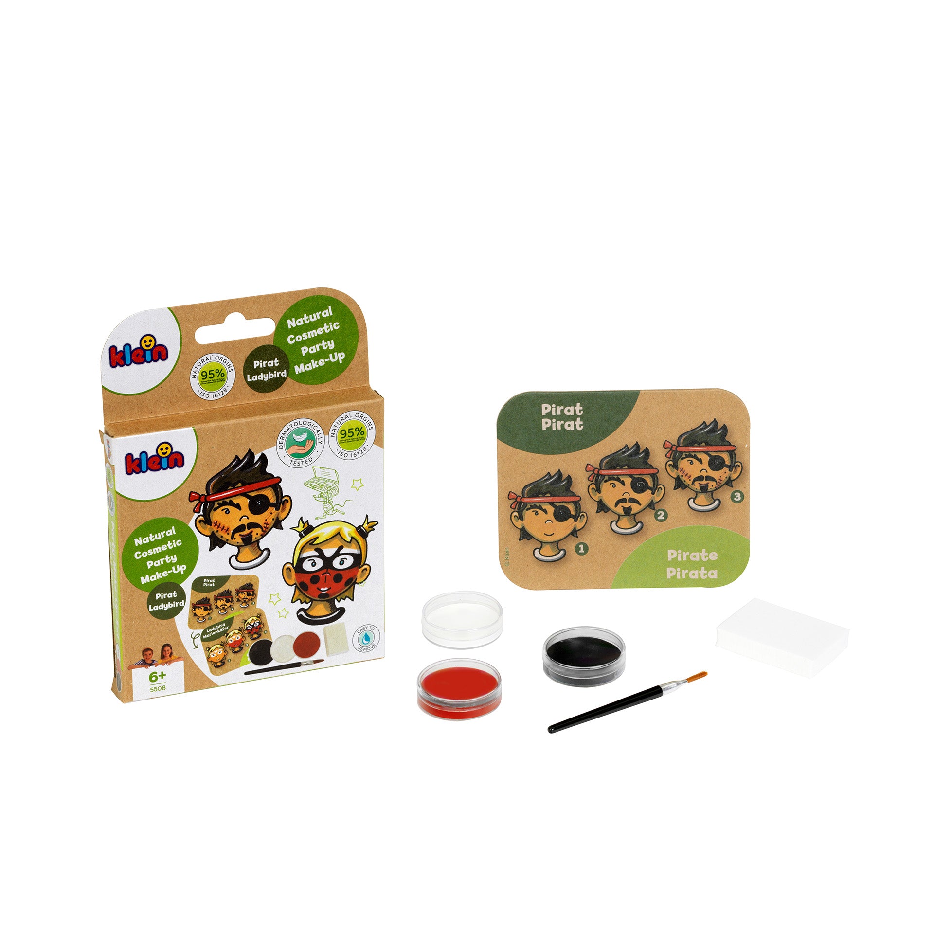 Coffret de maquillage de fête « Coccinelle pirate »