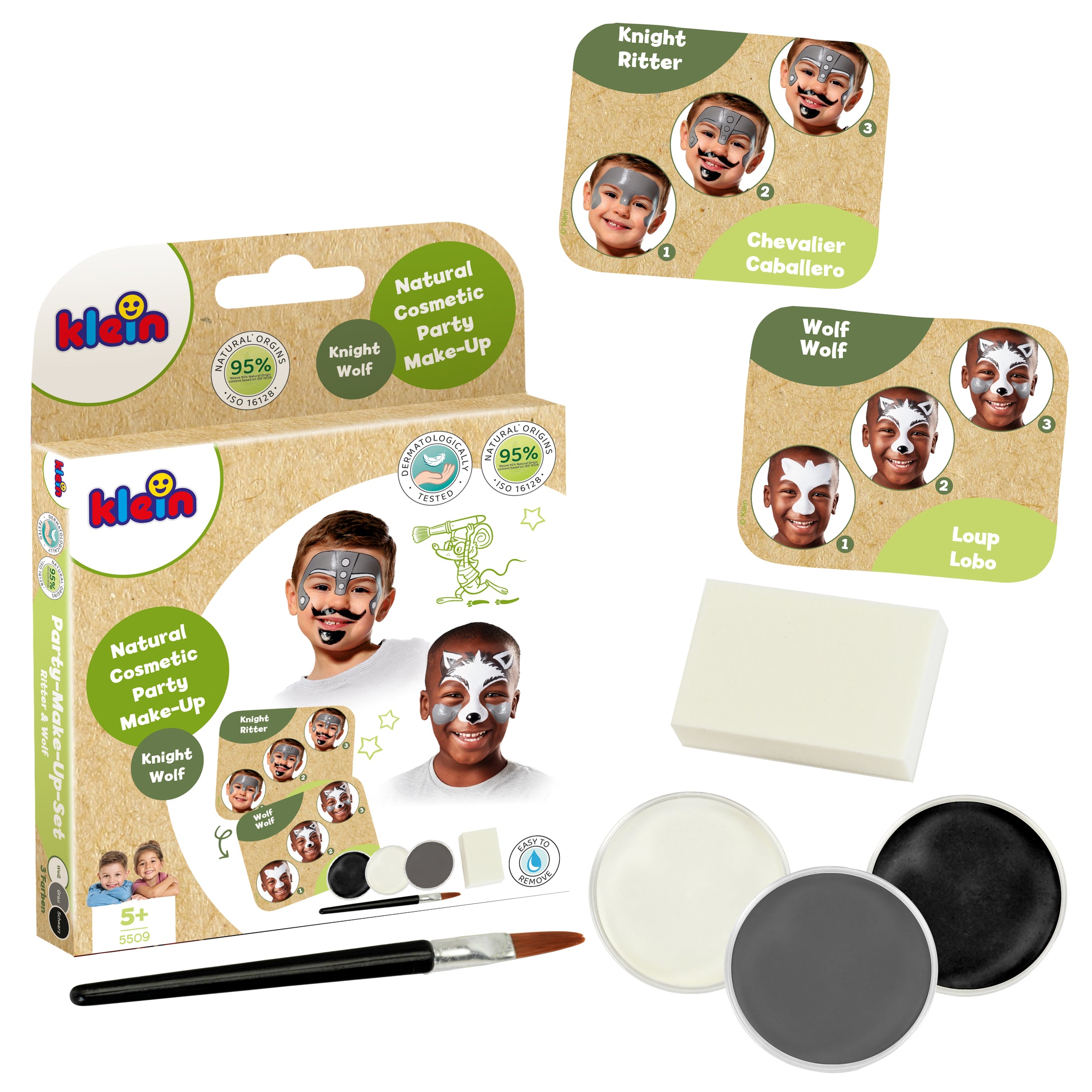 Coffret de maquillage de fête « Chevalier-Loup »