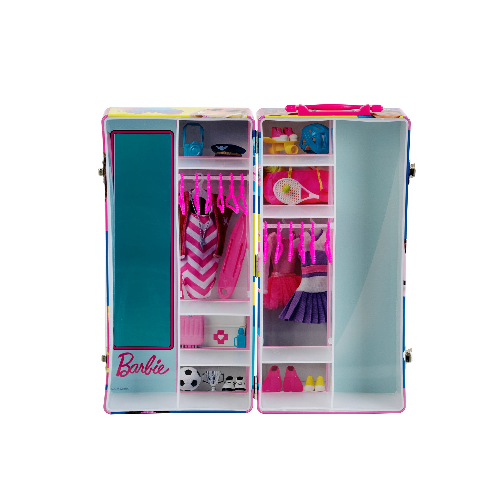 barbie kleidung aufbewahren Schrankkoffer – Klein Toys