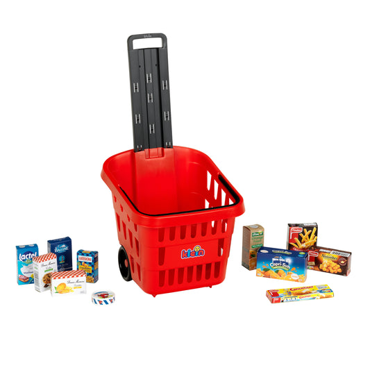 Einkaufstrolley, gefüllt