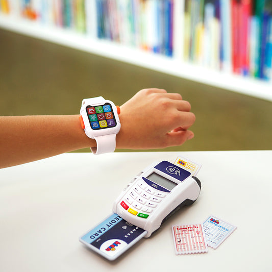 PoS Terminal und Smart Watch, mit Licht, Sound und kontaktloser Bezahlfunktion