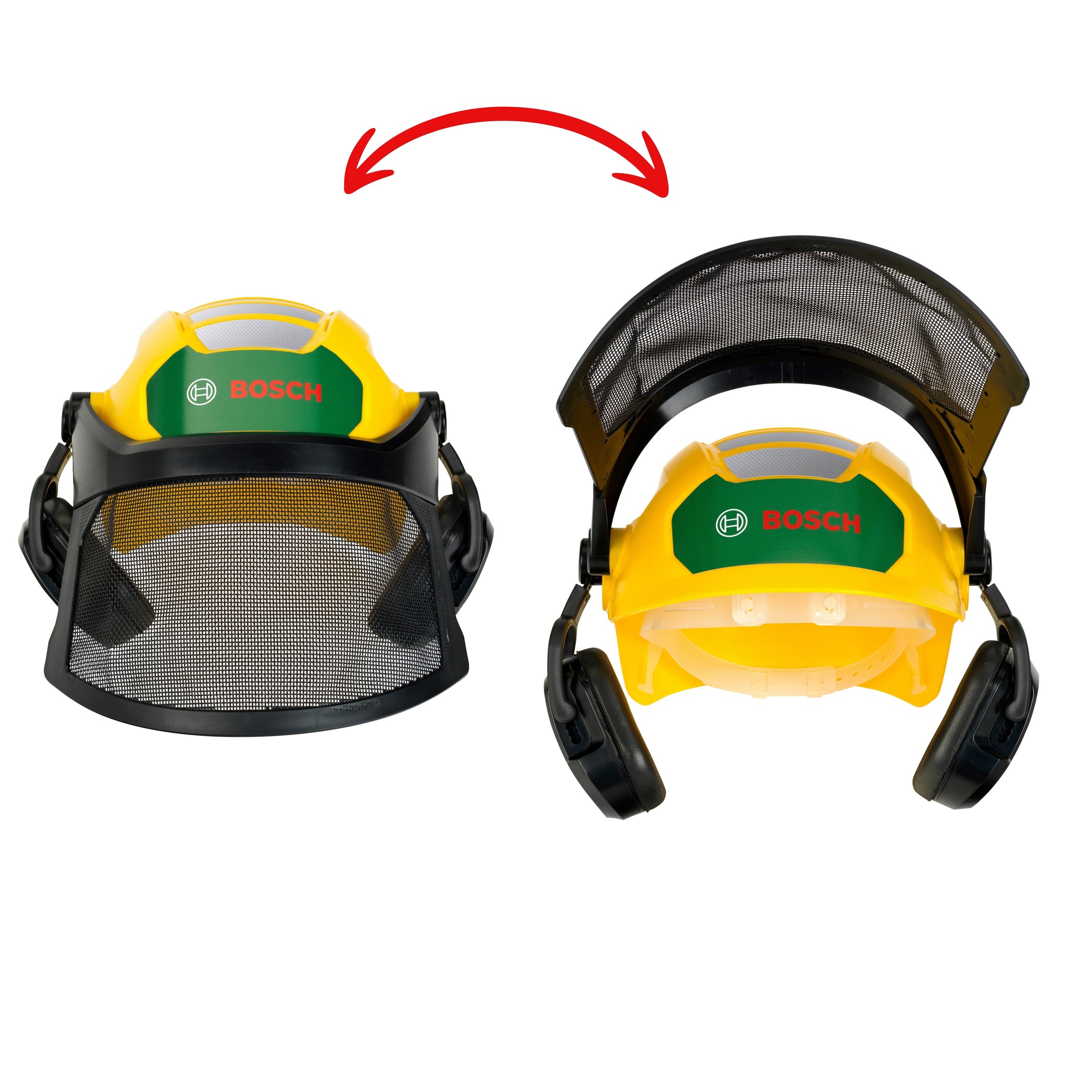 Waldarbeiter Helm mit Visier