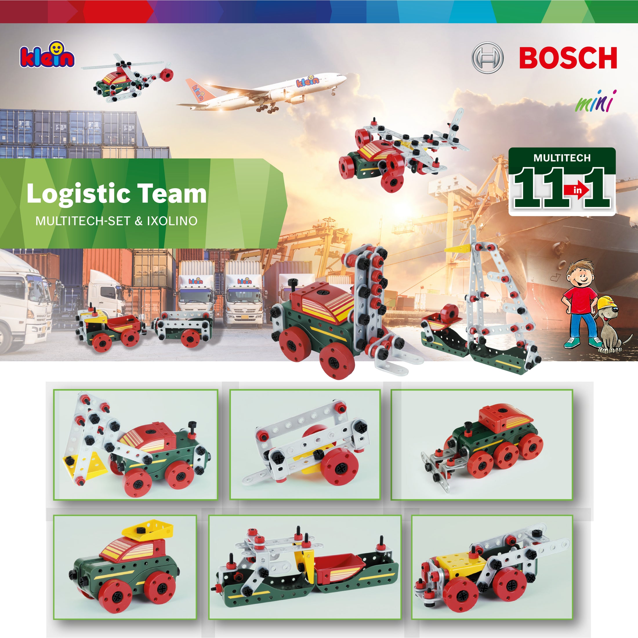 Multitech - Konstruktions-Set mit Ixolino II