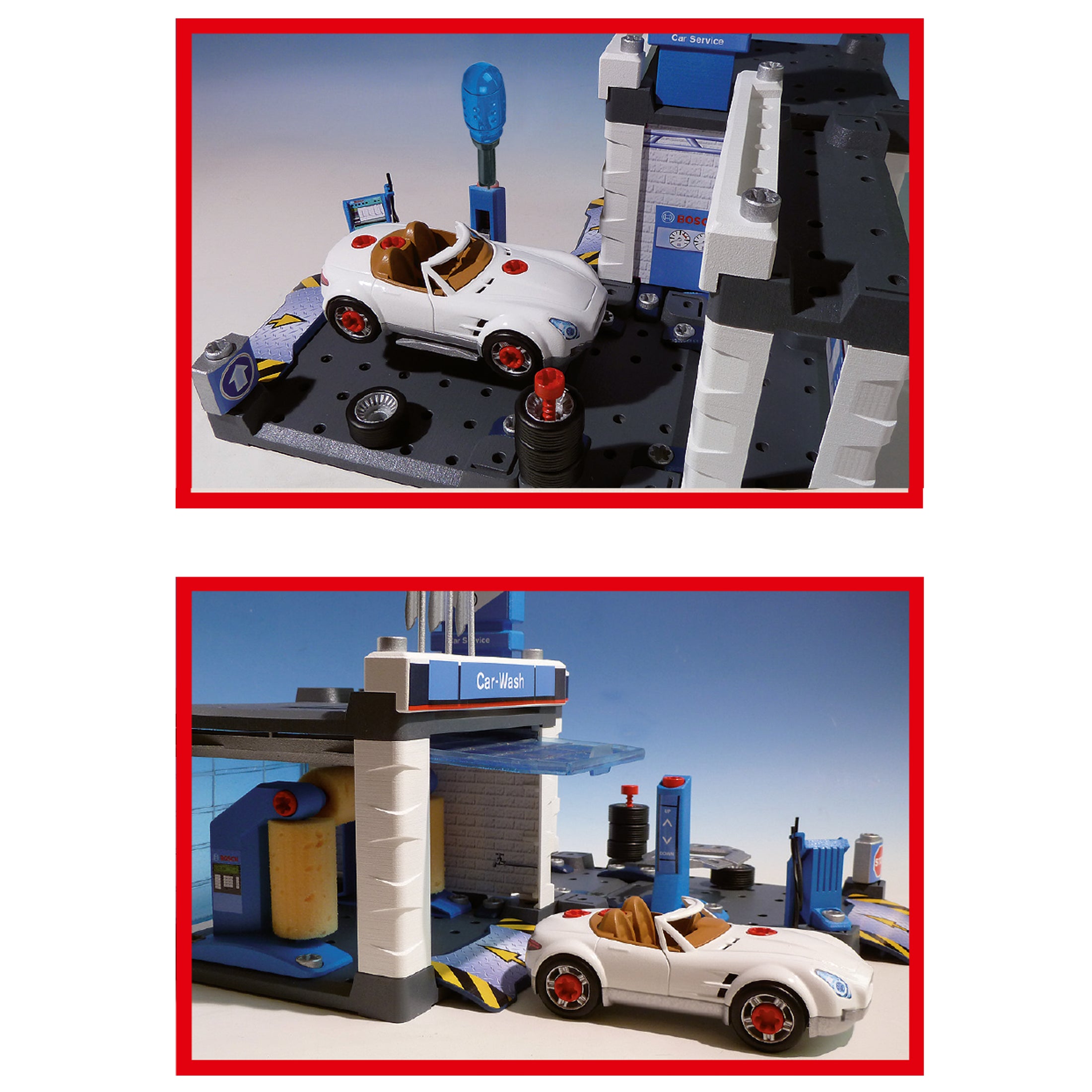 Car Service Service Station mit Waschanlage