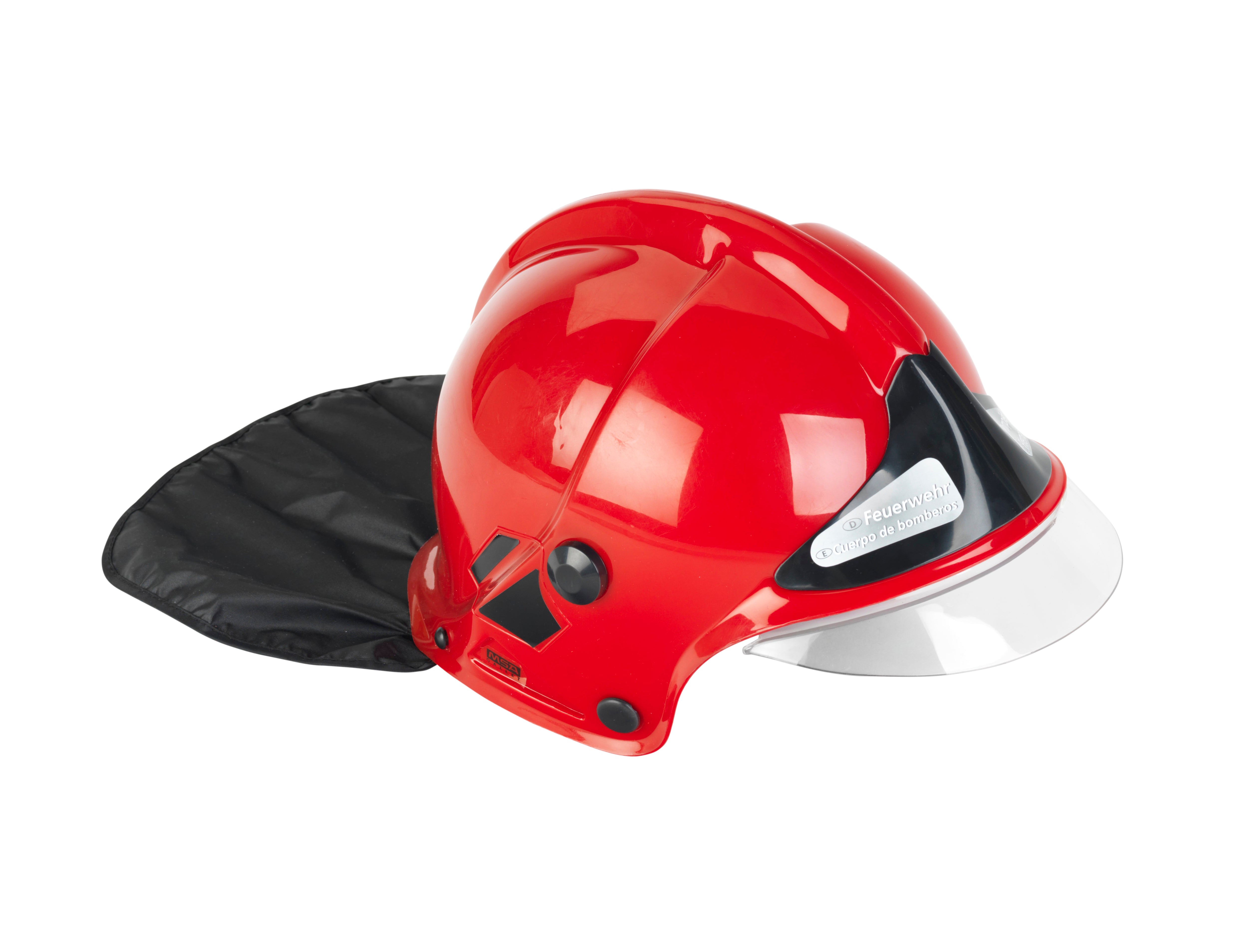 Firefighter helmet with visor in red – Klein Toys