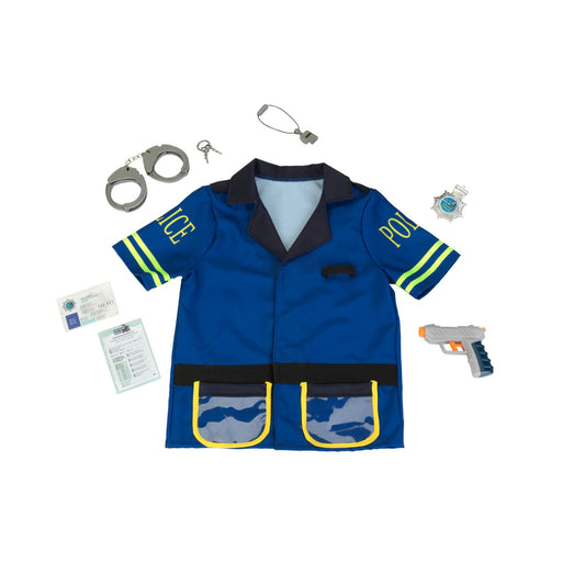 Polizeikostüm mit Zubehör