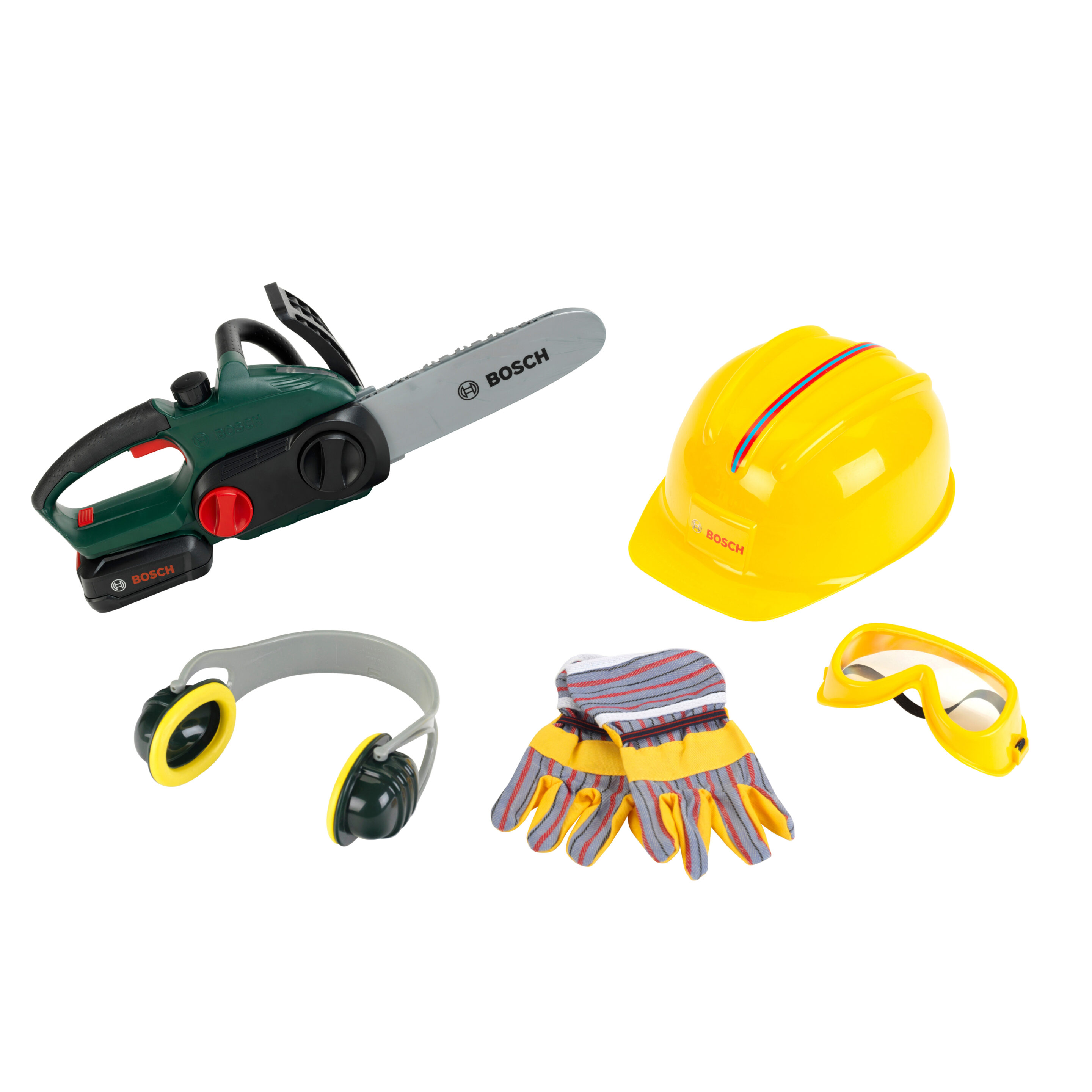 Bosch - Chain Saw II + Helmet + Work Gloves
