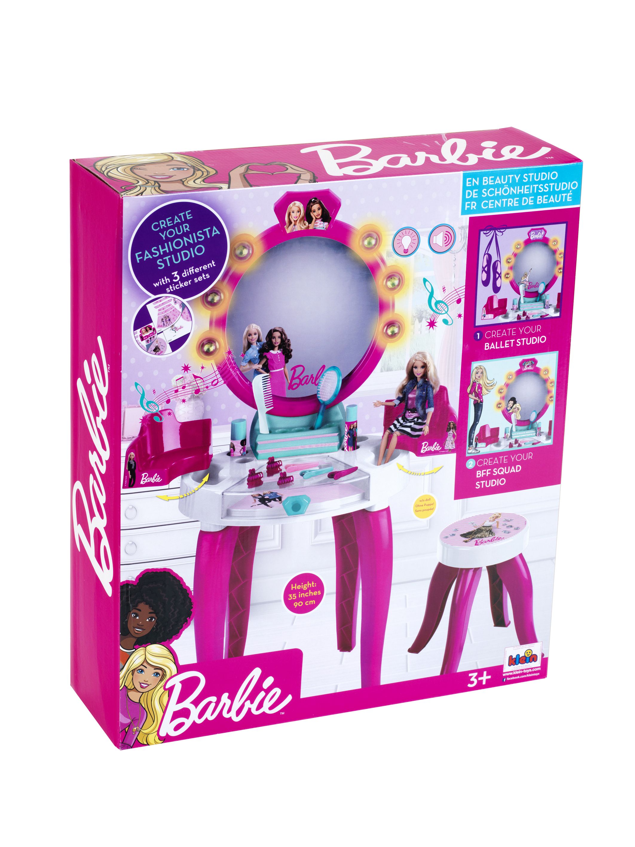 have Konvention Jeg mistede min vej Barbie Beauty Studio, Light & Sound | Klein Toys